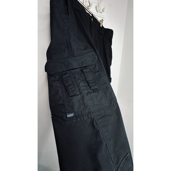 5.11 Tactical Men's 40x32 Black Taclite EMS Pants Flex-Tac Ripstop 74363 511 - Picture 3 of 9